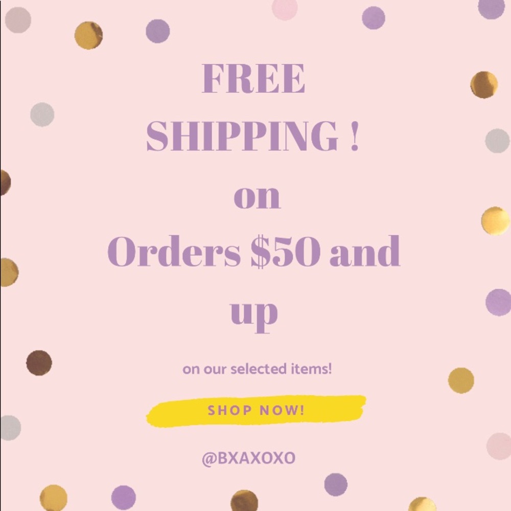 💜 Free Shipping ✈️ $50 & UP Orders 💜